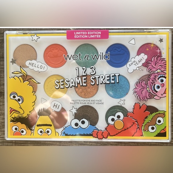 Wet ‘n Wild 123 Sesame Street Palette Eyeshadow Eye Face LIMITED EDITION Sealed - Picture 2 of 3